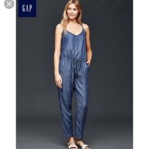 Gap denim jumpsuit